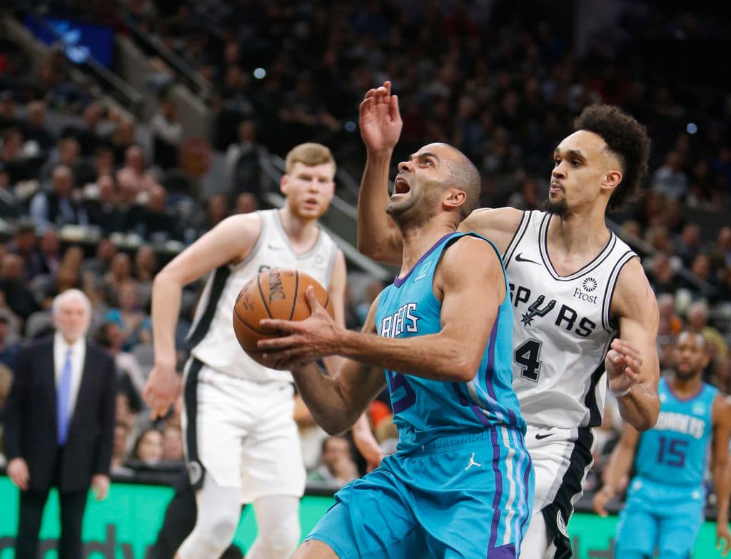 Tony Parker of the Charlotte Hornets