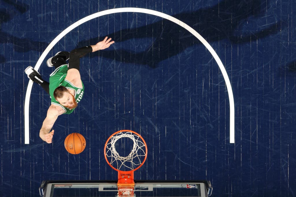 Aron Baynes of the Boston Celtics