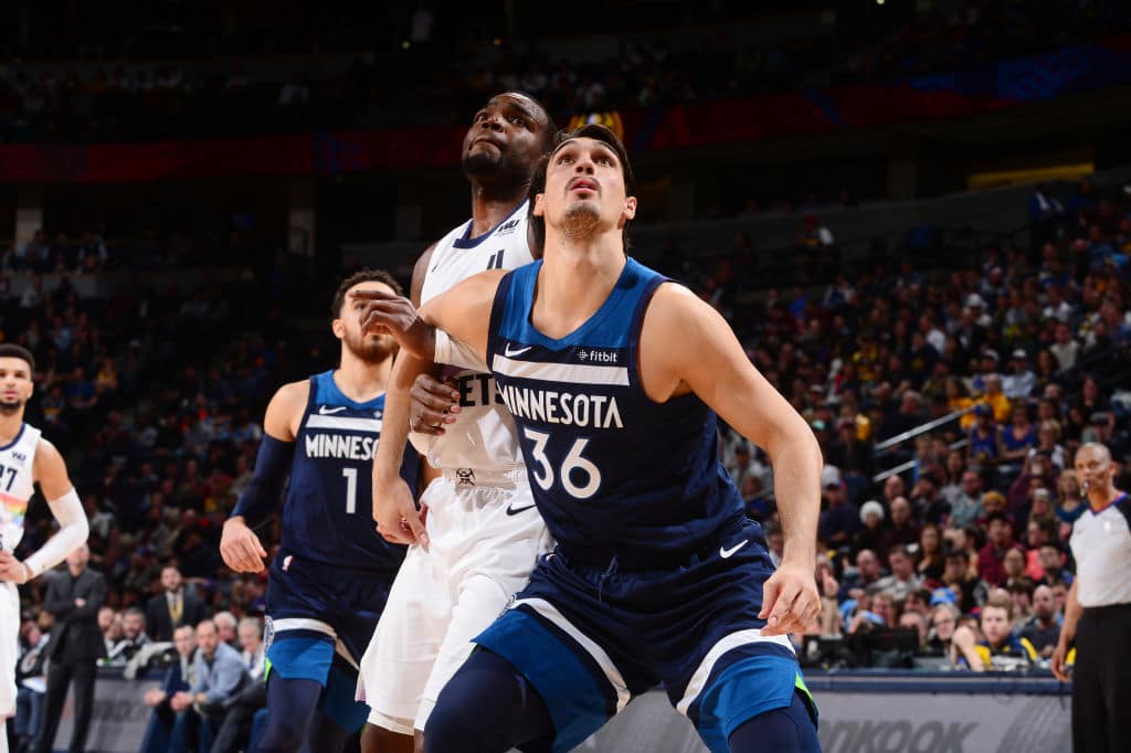 Dario Saric of the Minnesota Timberwolves