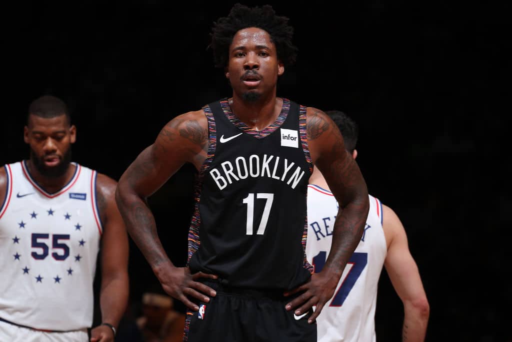 Ed Davis of the Brooklyn Nets