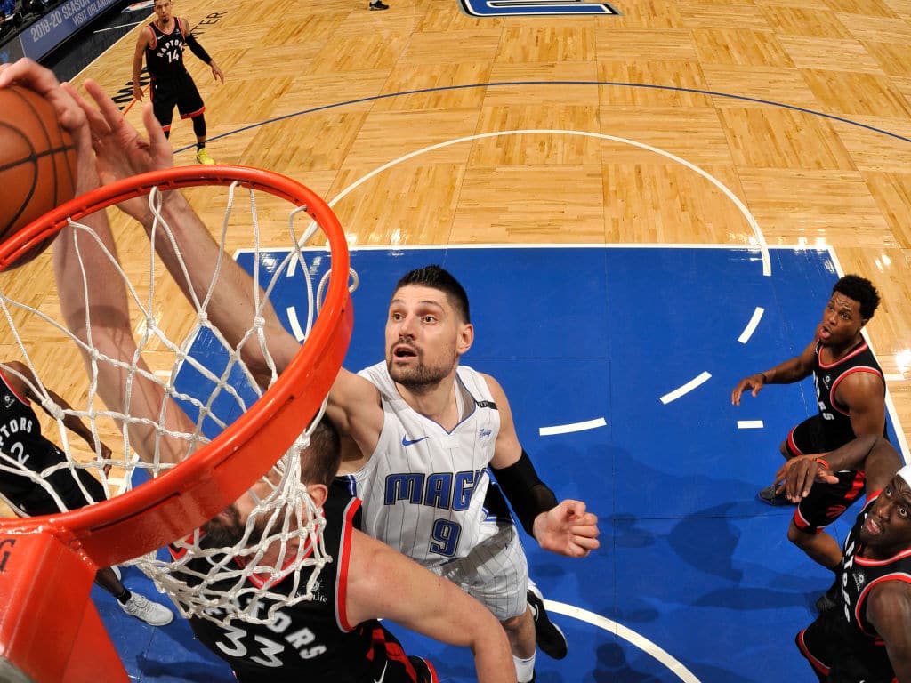 Nikola Vucevic of the Orlando Magic
