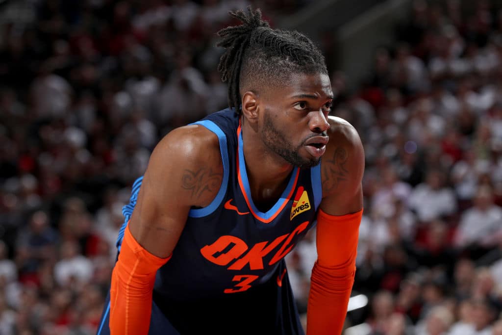 Nerlens Noel of the Oklahoma City Thunder