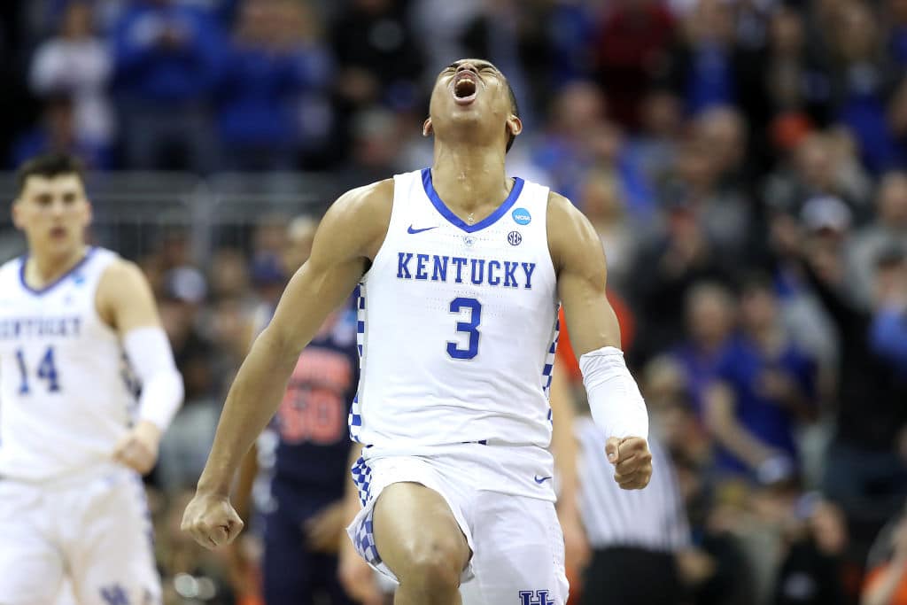 Keldon Johnson of the Kentucky Wildcats