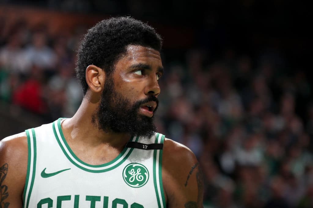 Kyrie Irving of the Boston Celtics