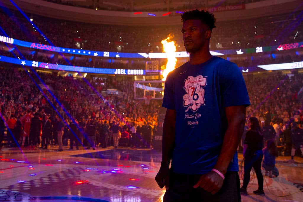 Jimmy Butler of the Philadelphia 76ers