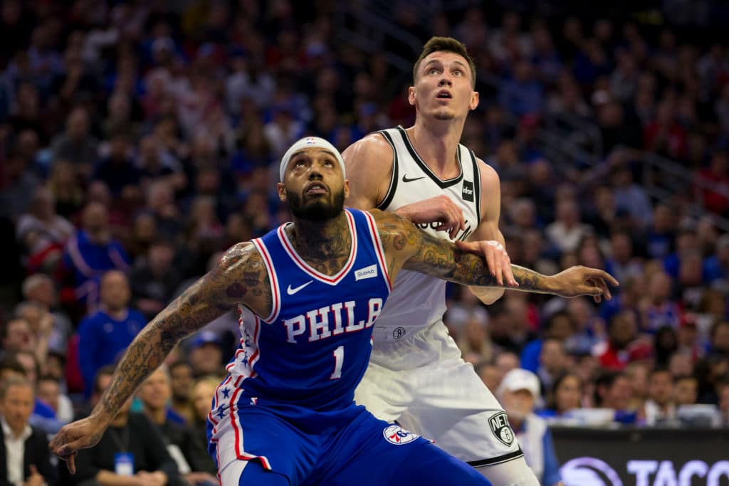 Mike Scott of the Philadelphia 76ers