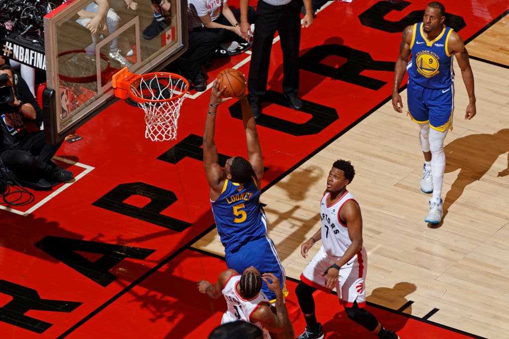 Kevon Looney of the Golden State Warriors