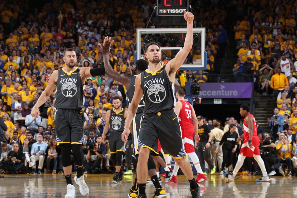 Klay Thompson of the Golden State Warriors