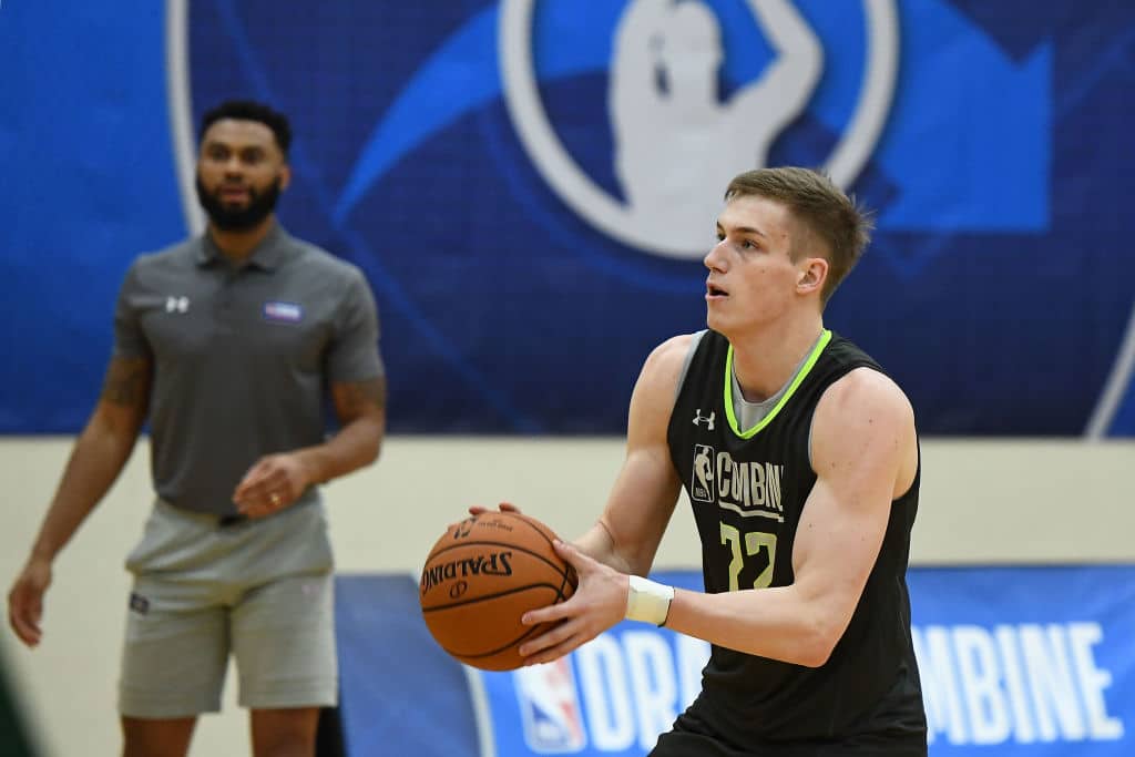 Luka Samanic prepares for the NBA Draft