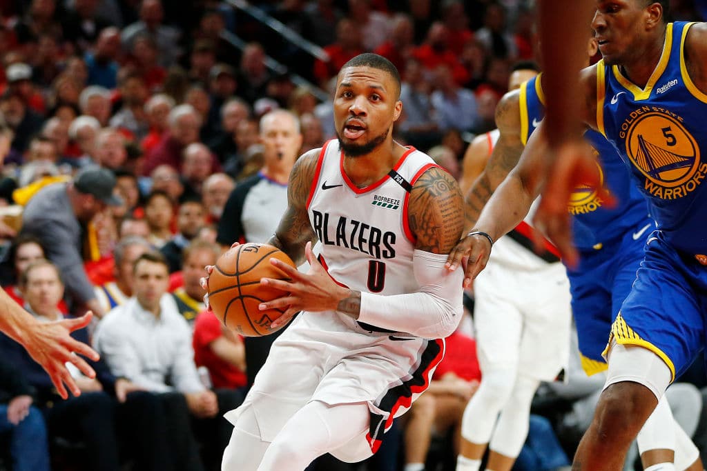 Damian Lillard of the Portland Trail Blazers