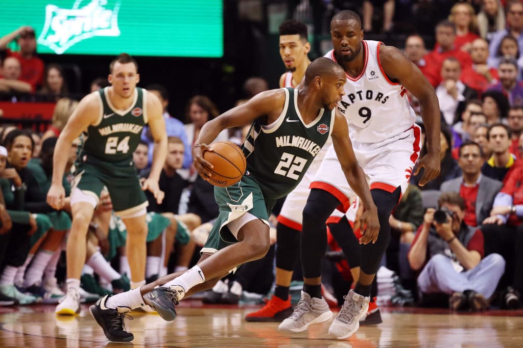 Khris Middleton of the Milwuakee Bucks