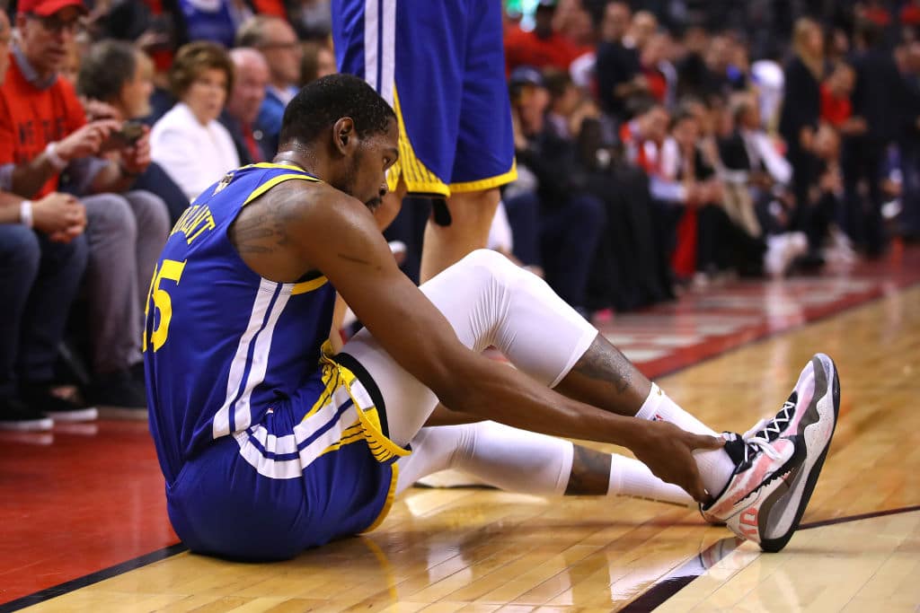 Kevin Durant of the Golden State Warriors