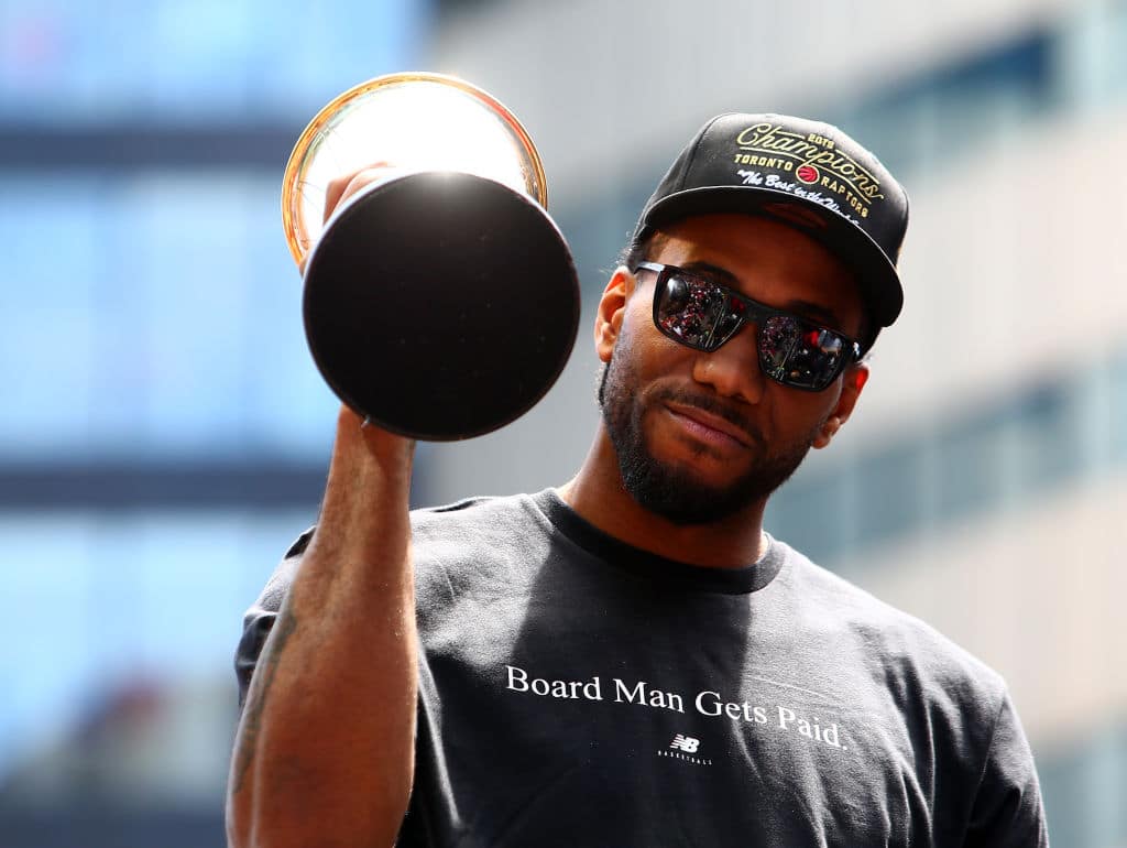 Kawhi Leonard of the Toronto Raptors
