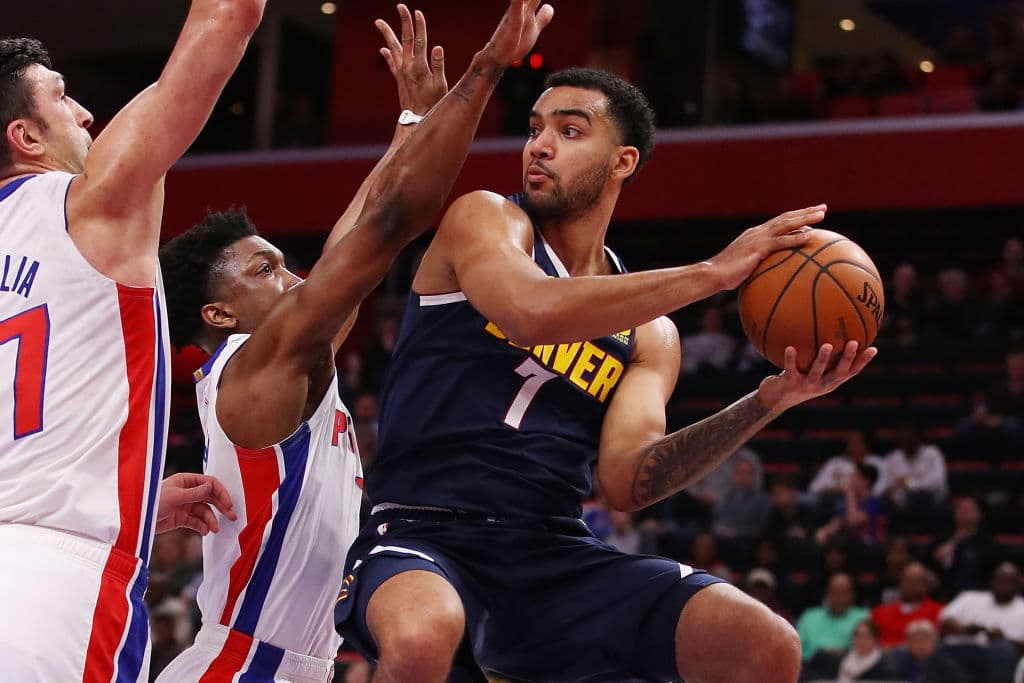Trey Lyles of the Denver Nuggets