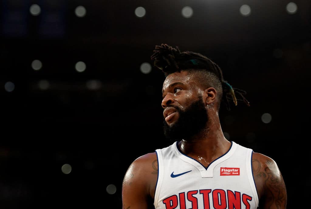 Reggie Bullock of the Detroit Pistons