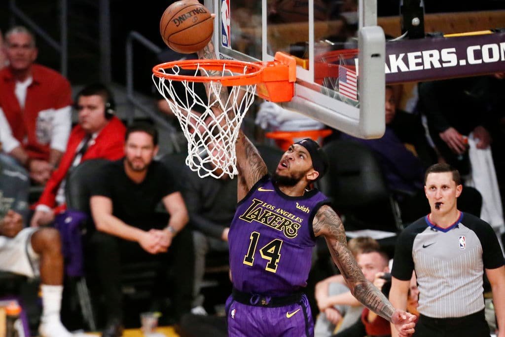 Brandon Ingram of the Los Angeles Lakers