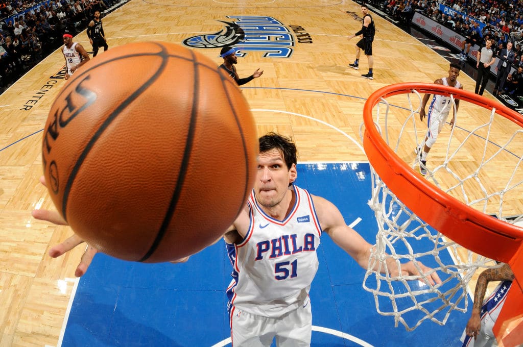 Boban Marjanovic of the Philadelphia 76ers
