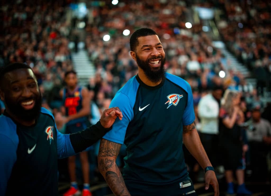 Markieff Morris of the Oklahoma City Thunder