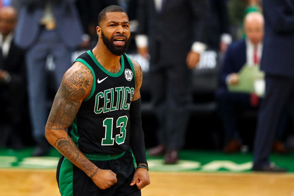 Marcus Morris of the Boston Celtics