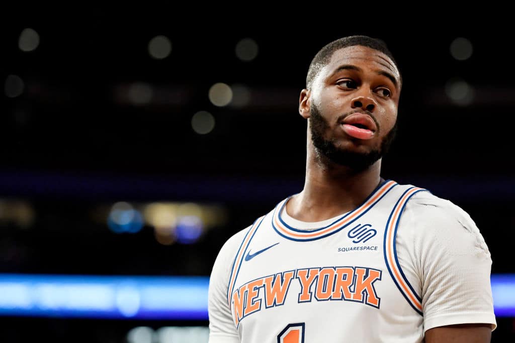 Emmanuel Mudiay of the New York Knicks