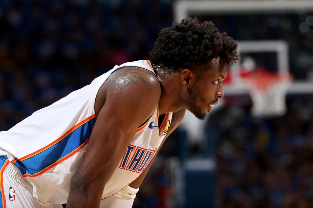 Jerami Grant of the Oklahoma City Thunder