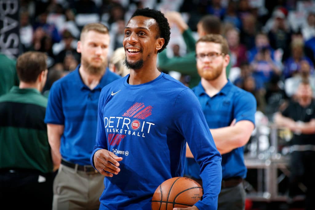 Ish Smith of the Detroit Pistons