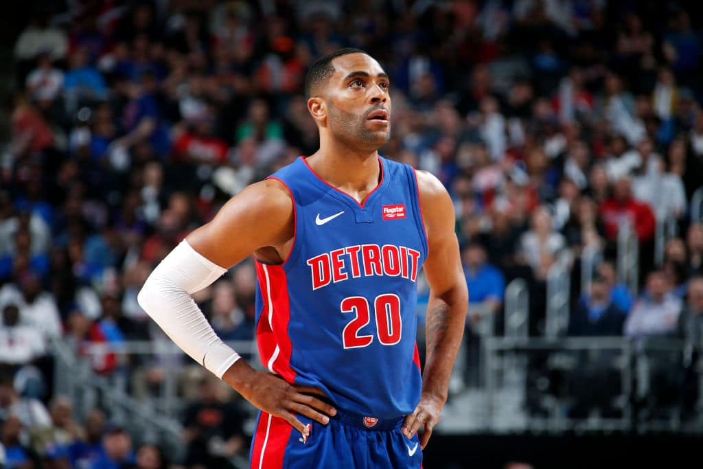 Wayne Ellington of the Detroit Pistons