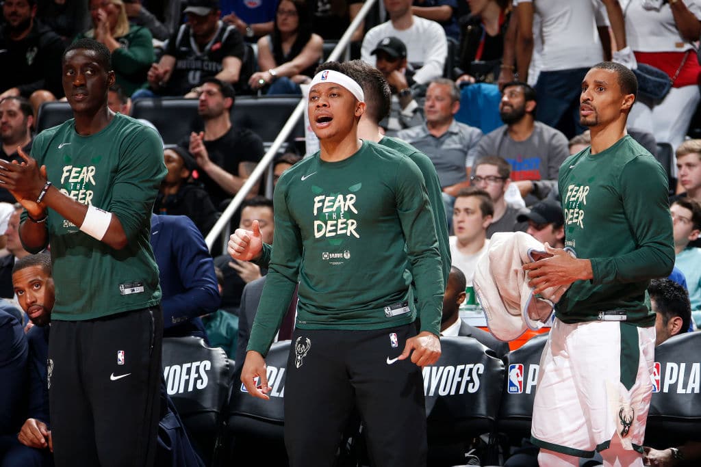 Tim Frazier of the Milwaukee Bucks