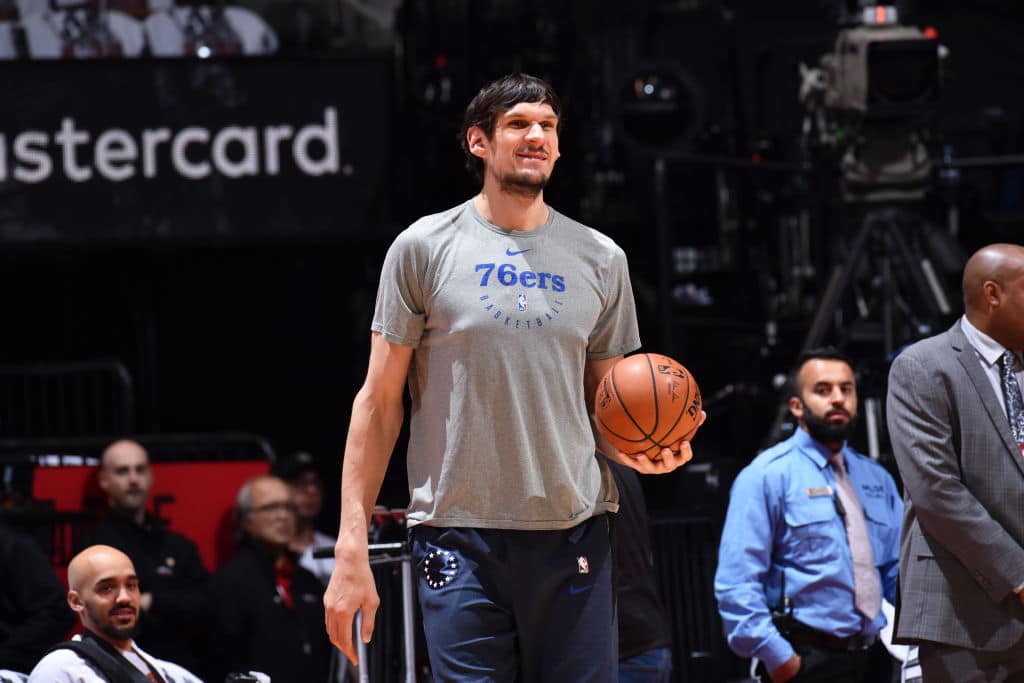 Boban Marjanovic of the Philadelphia 76ers
