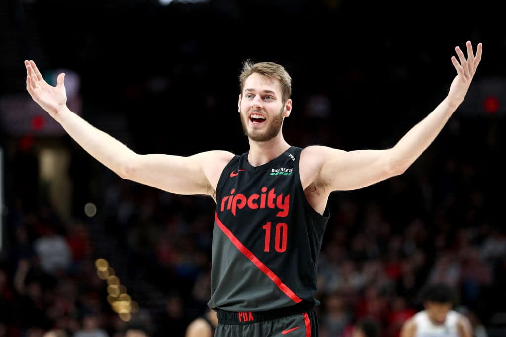 Jake Layman of the Portland Trail Blazers