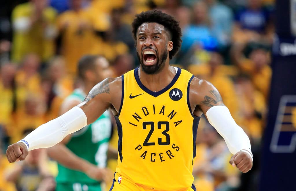 Wesley Matthews of the Indiana Pacers