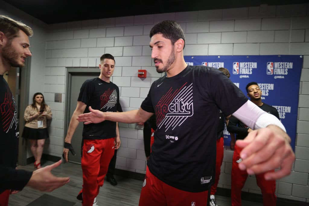 Enes Kanter of the Portland Trail Blazers