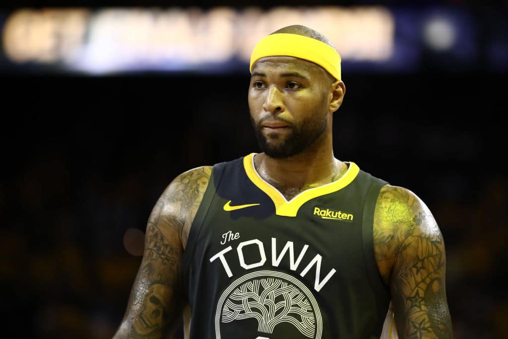 DeMarcus Cousins of the Golden State Warriors