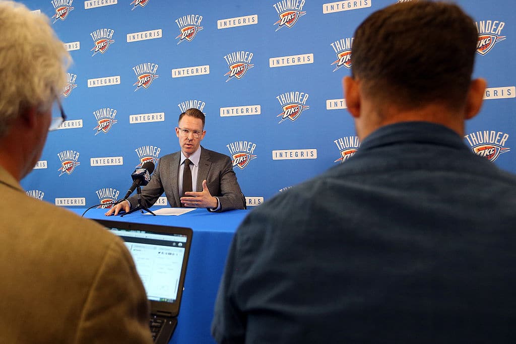 Sam Presti of the Oklahoma City Thunder