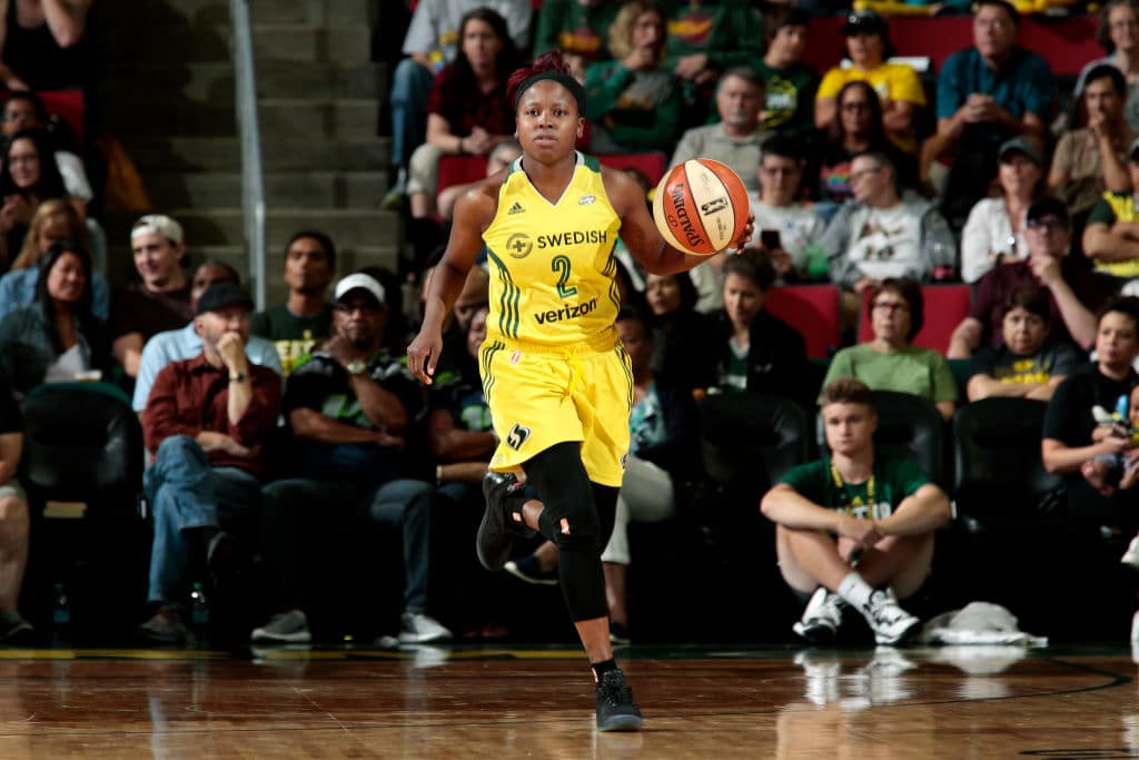 Alexis Peterson of the Seattle Storm