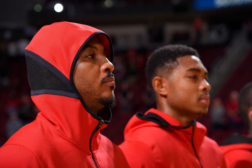 Carmelo Anthony of the Houston Rockets