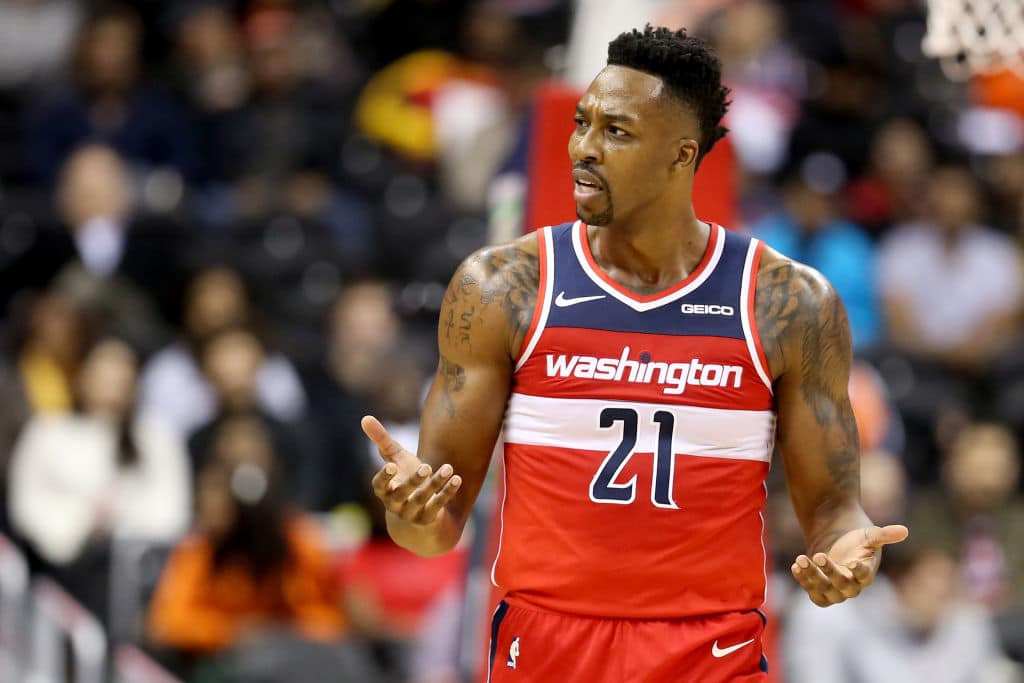 Dwight Howard of the Washington Wizards