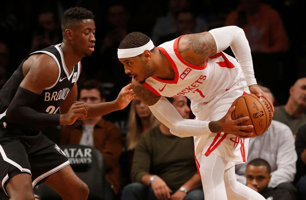 Carmelo Anthony of the Houston Rockets