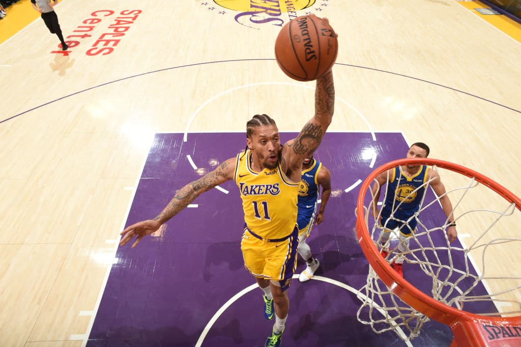 Michael Beasley of the Los Angeles Lakers