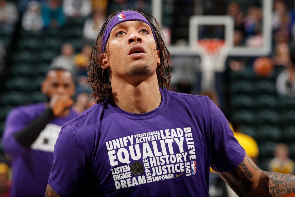 Michael Beasley of the Los Angeles Lakers