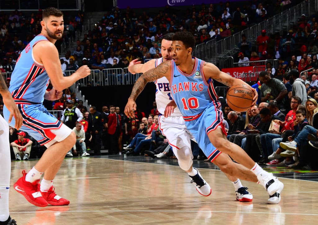 Jaylen Adams of the Atlanta Hawks