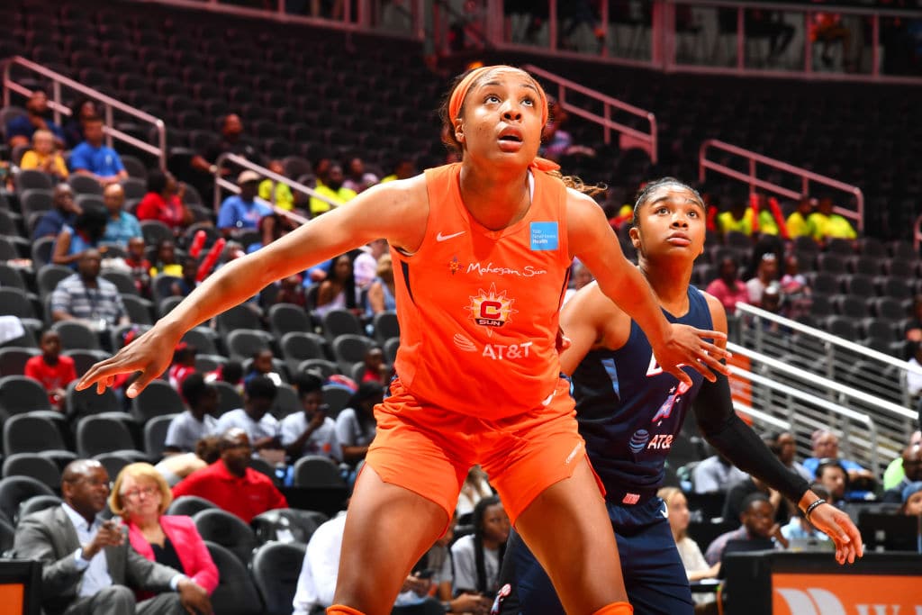 Kristine Anigwe of the Connecticut Sun