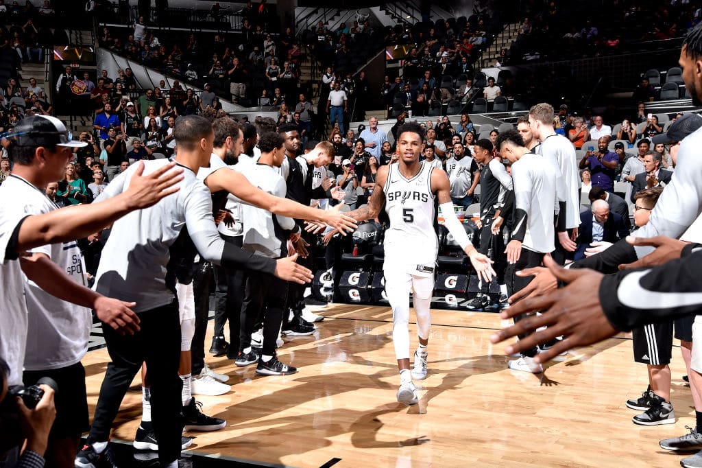 Dejounte Murray of the San Antonio Spurs
