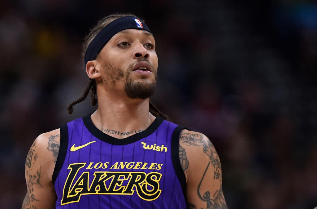 Michael Beasley of the Los Angeles Lakers