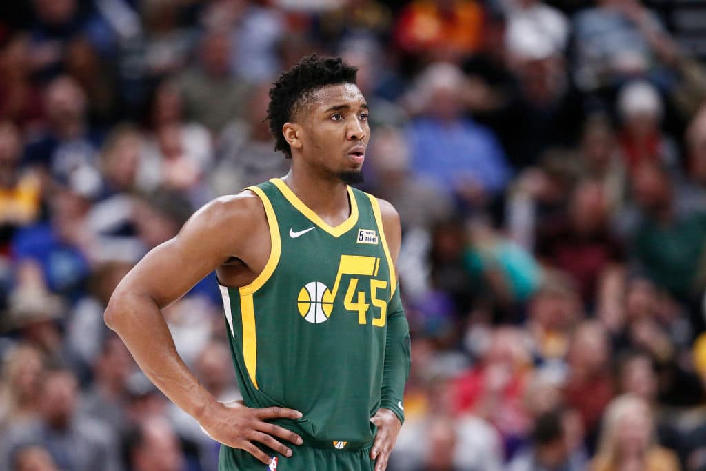 Donovan Mitchell of the Utah Jazz
