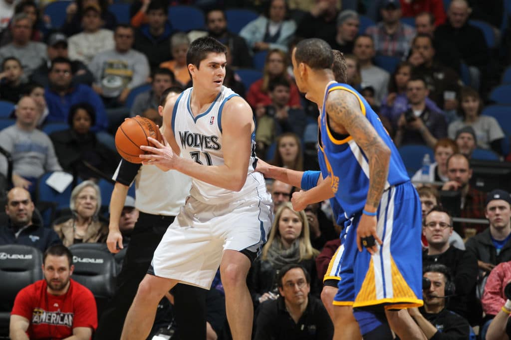 Darko Milicic of the Minnesota Timberwolves