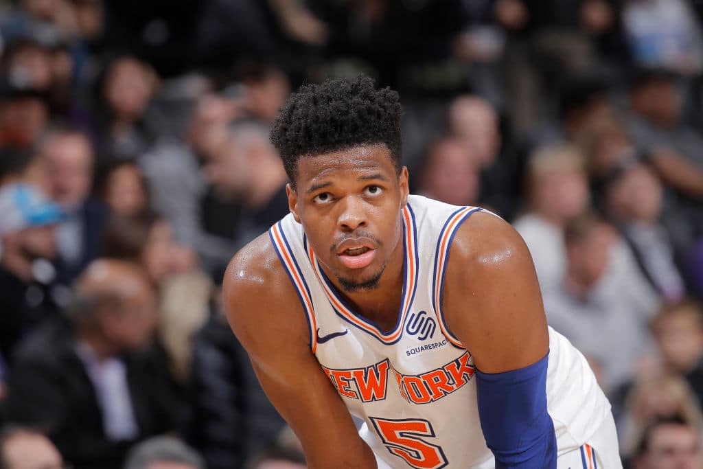 Dennis Smith Jr. of the New York Knicks