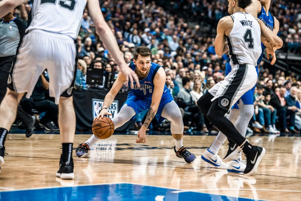 Luka Doncic of the Dallas Mavericks
