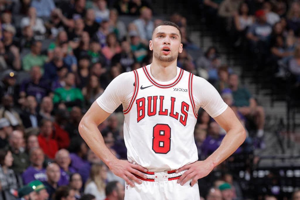 Zach Lavine of the Chicago Bulls