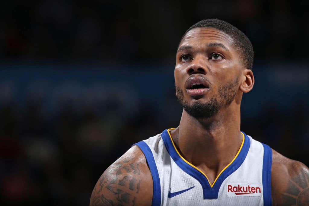 Alfonzo McKinnie of the Golden State Warriors
